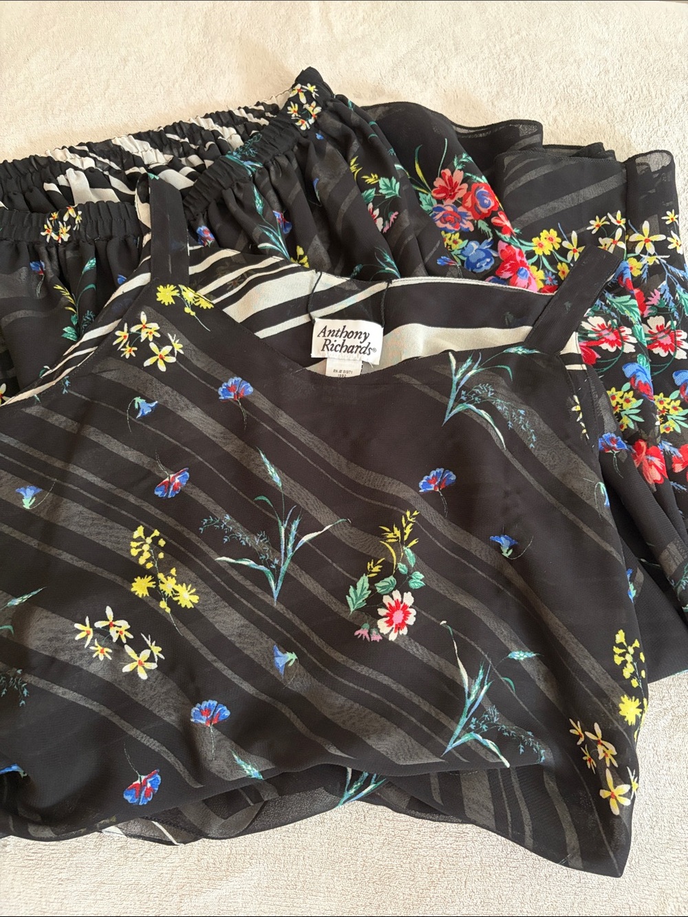 VTG ANTHONY RICHARDS 2pc reversible outfit